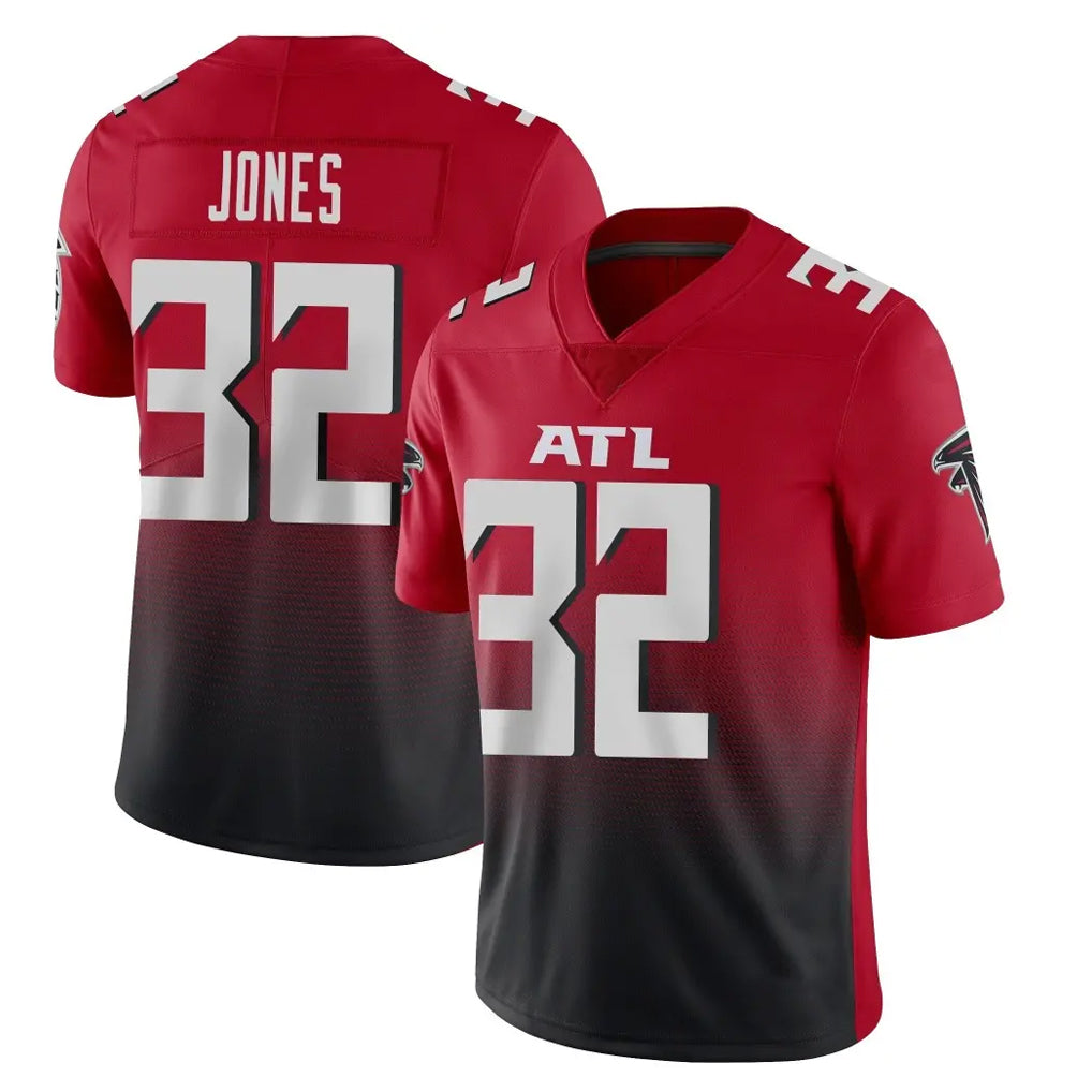 A.Falcons #32 Cash Jones Player Red Vapor Untouchable Limited Home Game CAdoa Stitched Jerseys