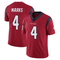H.Texans #4 Woody Marks Player Red Limited Vapor Untouchable Home Game CAdoa Stitched Jerseys