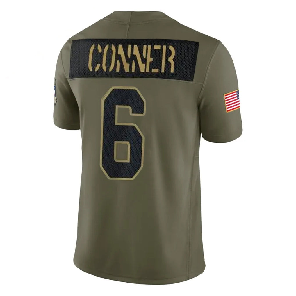 A.Cardinals #6 James Conner Player Olive Salute To Service Home Game beagls Stitched Jerseys