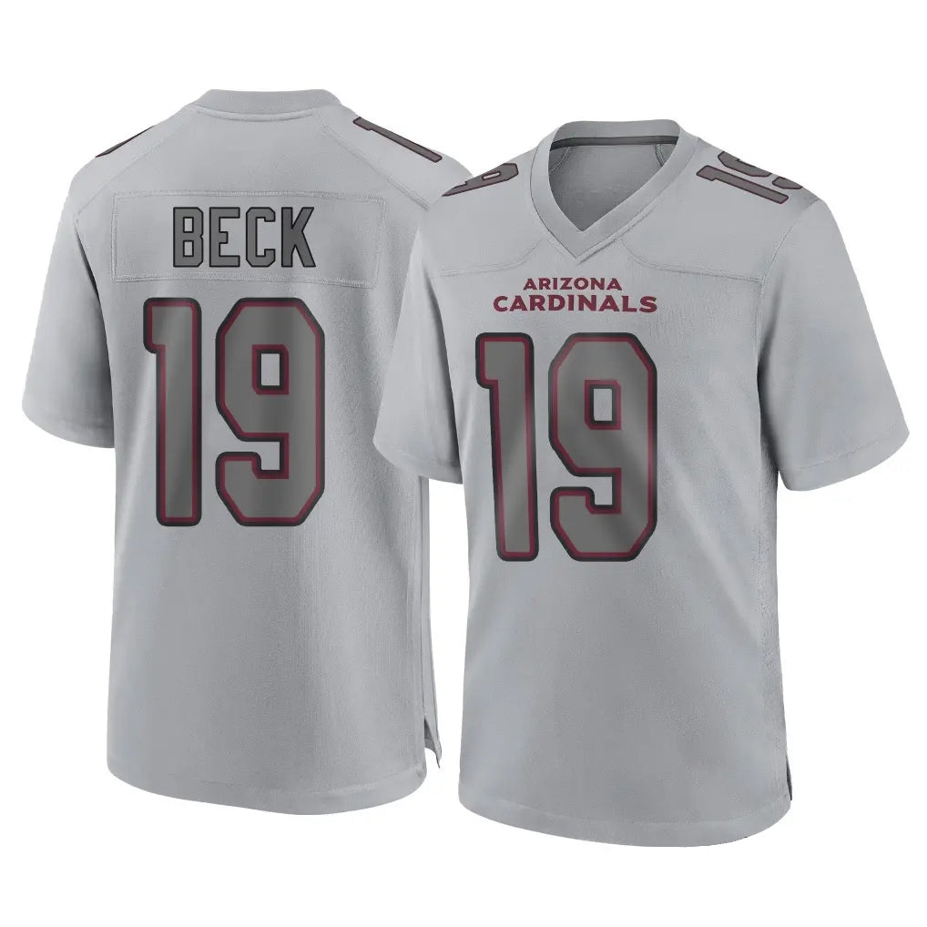 A.Cardinals #19 Carson Beck Player Gray Fashion Home Game beagls Stitched Jerseys