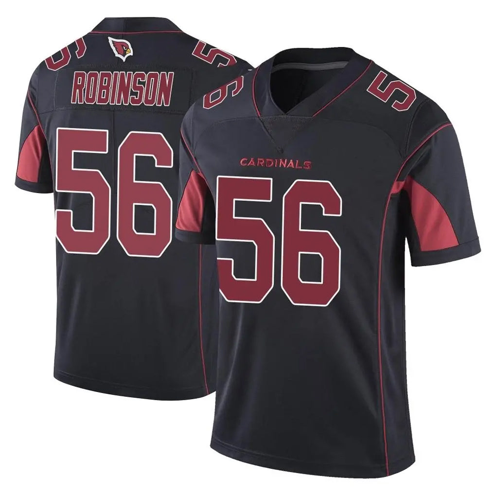 A.Cardinals #56 Darius Robinson Player Black Limited Color Rush Vapor Untouchable Home Game CAdoa Stitched Jerseys