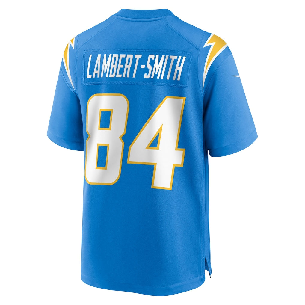 CAdoa LA.Chargers #84 KeAndre Lambert-Smith Powder Blue Team Game Jersey