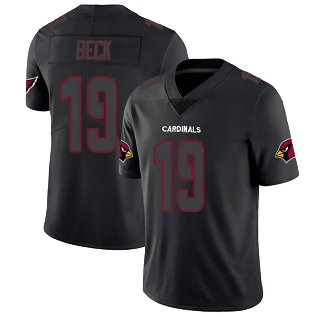 A.Cardinals #19 Carson Beck Player Black Impact Limited Home Game beagls Stitched Jerseys