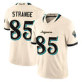 J.Jaguars #85 Brenton Strange Player Natural Limited 2026 Rivalries Collection Game CAdoa Stitched Jerseys