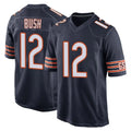 C.Bears #12 Devin Bush Player Navy Home Game CAdoa Stitched Jerseys