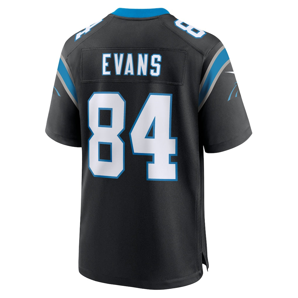 CAdoa C.Panthers #84 Mitchell Evans Black Team Game Jersey