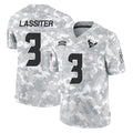 H.Texans #3 Kamari Lassiter Player Arctic Camo Salute To Service Limited Game CAdoa Stitched Jerseys