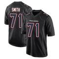 H.Texans #71 Braden Smith Player Black Fashion Home Game CAdoa Stitched Jerseys