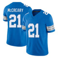 D.Lions #21 Roger McCreary Player Blue Limited Vapor F.U.S.E. Alternate Home Game CAdoa Stitched Jerseys