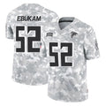 A.Falcons #52 Samson Ebukam Player Camo Salute to Service Limited CAdoa Stitched Jerseys