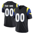 Custom LA.Rams Black Midnight Rivalries Collection Limited Home Game Any Name & Numbers CAdoa Stitched Jerseys