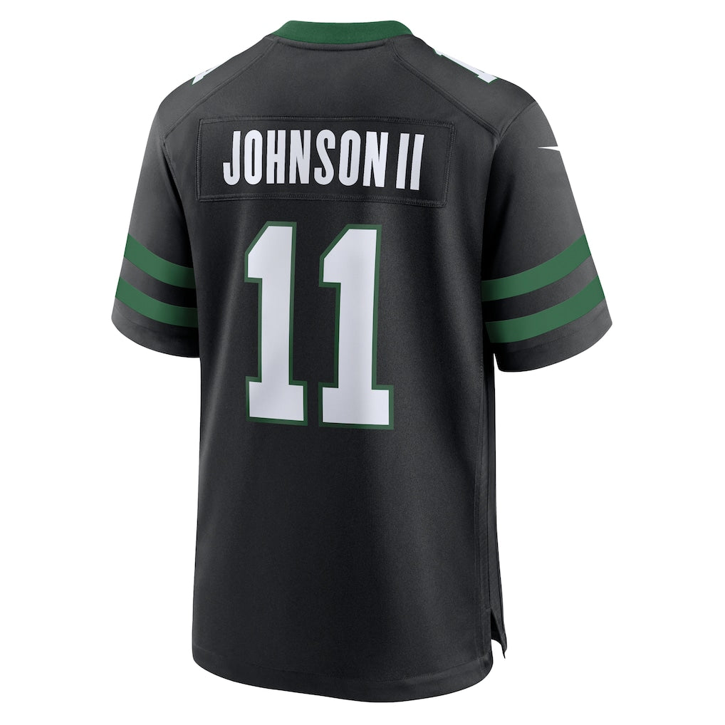 CAdoa NY.Jets #11 Jermaine Johnson II Legacy Black Alternate Game Jersey