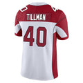 A.Cardinals #40 Pat Tillman Player White Vapor Limited Home Game beagls Stitched Jerseys