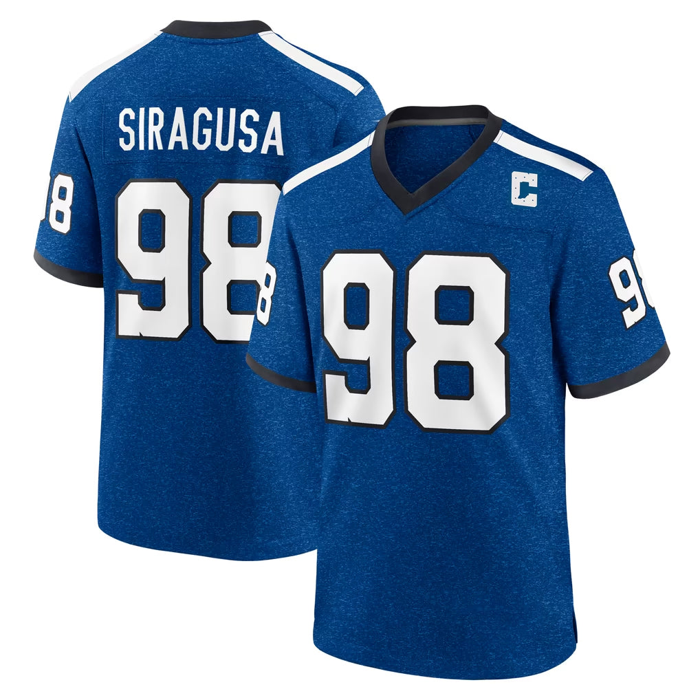 IN.Colts #98 Arden Key Player Royal Alternate Indiana Nights Home Game CAdoa Stitched Jerseys