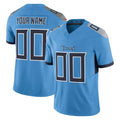 Custom T.Titans Light Blue Vapor F.U.S.E. Limited Home Game Any Name & Numbers CAdoa Stitched Jerseys