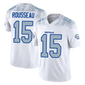 B.Bills #15 Greg Rousseau Player White Rivalries Collection Limited Game CAdoa Stitched Jerseys