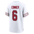 A.Cardinals #6 James Conner Player White Home Game beagls Stitched Jerseys