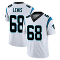 C.Panthers #68 Damien Lewis Player White Vapor Untouchable Limited Game CAdoa Stitched Jerseys