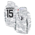 A.Cardinals #15 Gardner Minshew II Player Arctic Camo Limited Salute to Service Pullover Hoodies Game CAdoa Stitched Jerseys
