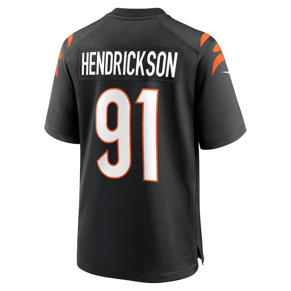 CAdoa C.Bengals #91 Trey Hendrickson Black Game Jersey