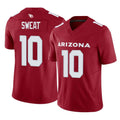 A.Cardinals #10 Josh Sweat Player Cardinal Vapor F.U.S.E. Limited Home Game CAdoa Stitched Jerseys