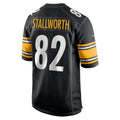CAdoa P.Steelers #82 John Stallworth Black Retired Player Jersey