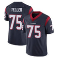 H.Texans #75 Wyatt Teller Player Navy Limited Vapor Untouchable Home Game CAdoa Stitched Jerseys