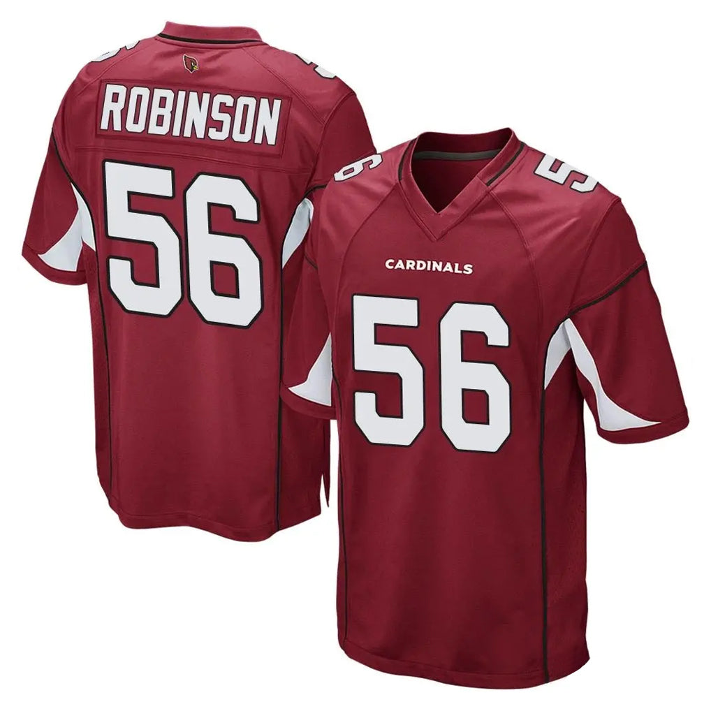 A.Cardinals #56 Darius Robinson Player Cardinal Home Game CAdoa Stitched Jerseys