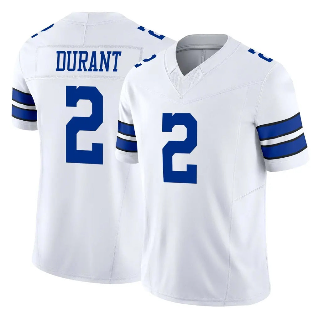 D.Cowboys #2 Cobie Durant Player White Limited Vapor F.U.S.E. Home Game CAdoa Stitched Jerseys