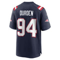 CAdoa NE.Patriots #94 Cory Durden Navy Team Game Jersey