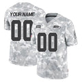 Custom S.Seahawks Arctic Camo Limited Salute To Service Home Game Any Name & Numbers CAdoa Stitched Jerseys