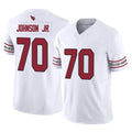 A.Cardinals #70 Paris Johnson Jr. Player White Vapor F.U.S.E. Limited Home Game CAdoa Stitched Jerseys