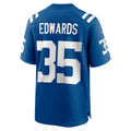 CAdoa IN.Colts #35 Johnathan Edwards Royal Team Game Jersey