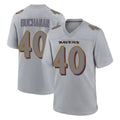 B.Ravens #40 Teddye Buchanan Player Gray Color Rush Vapor Untouchable Game CAdoa Stitched Jerseys