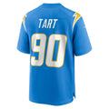 CAdoa LA.Chargers #90 Teair Tart Powder Blue Team Game Jersey