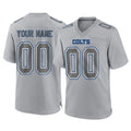 Custom IN.Colts Gray Atmosphere Fashion Home Game Any Name & Numbers CAdoa Stitched Jerseys