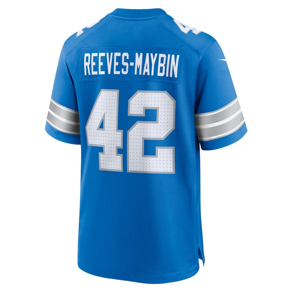 CAdoa D.Lions #42 Jalen Reeves-Maybin Blue Team Game Jersey