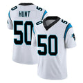 C.Panthers #50 Robert Hunt Player White Vapor Untouchable Limited Game CAdoa Stitched Jerseys