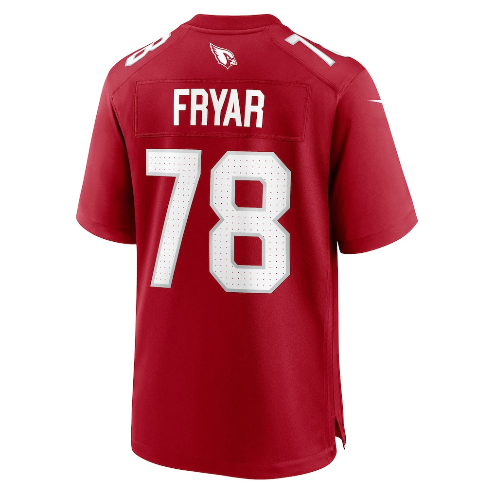 CAdoa A.Cardinals #78 Josh Fryar Cardinal Team Game Jersey
