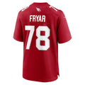 CAdoa A.Cardinals #78 Josh Fryar Cardinal Team Game Jersey