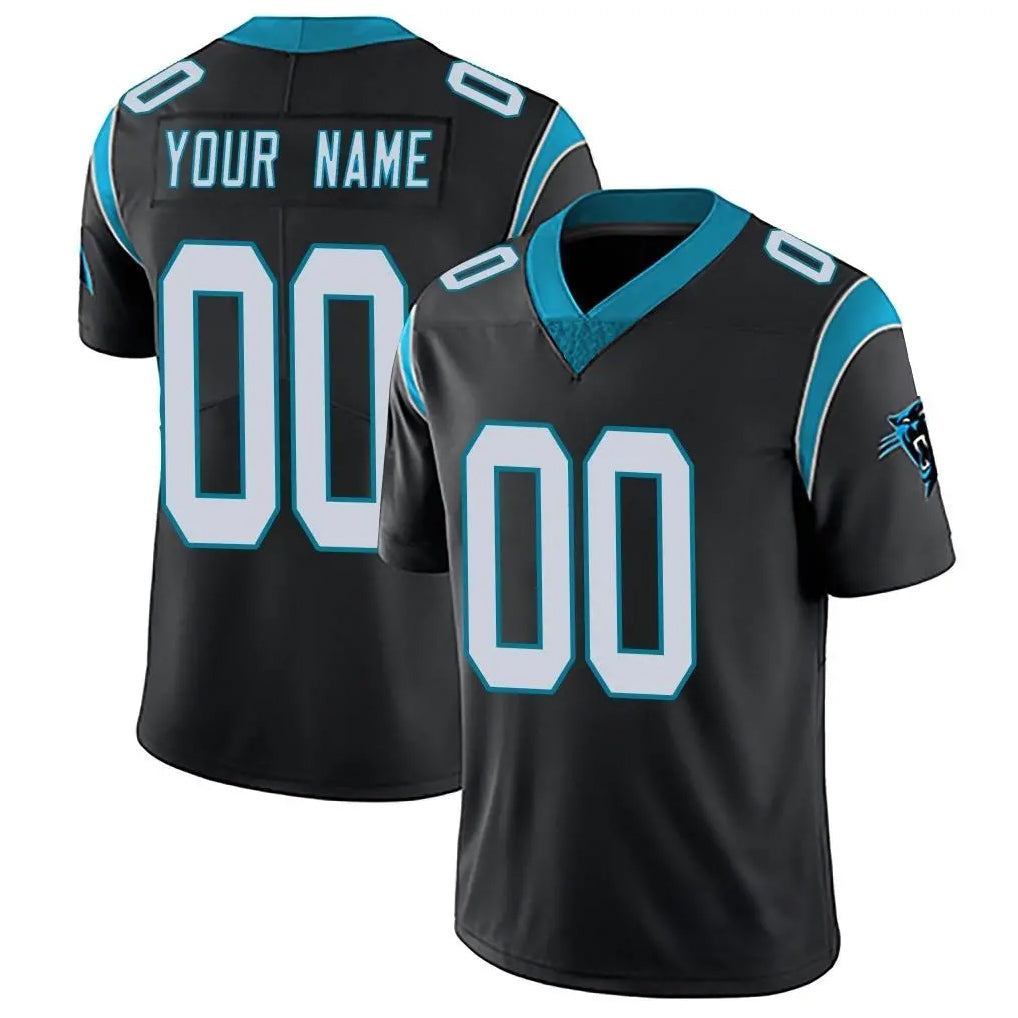Custom C.Panthers Black Vapor Untouchable Limited Game Any Name & Numbers CAdoa Stitched Jerseys