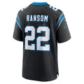 CAdoa C.Panthers #22 Lathan Ransom Black Team Game Jersey