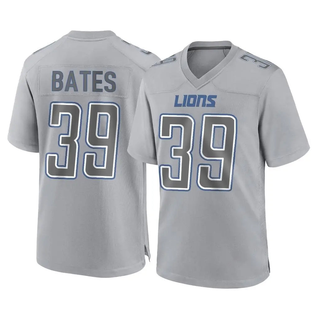 D.Lions #39 Jake Bates Player Gray Atmosphere Fashion Home Game CAdoa Stitched Jerseys