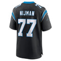 CAdoa C.Panthers #77 Yosh Nijman Black Game Jersey