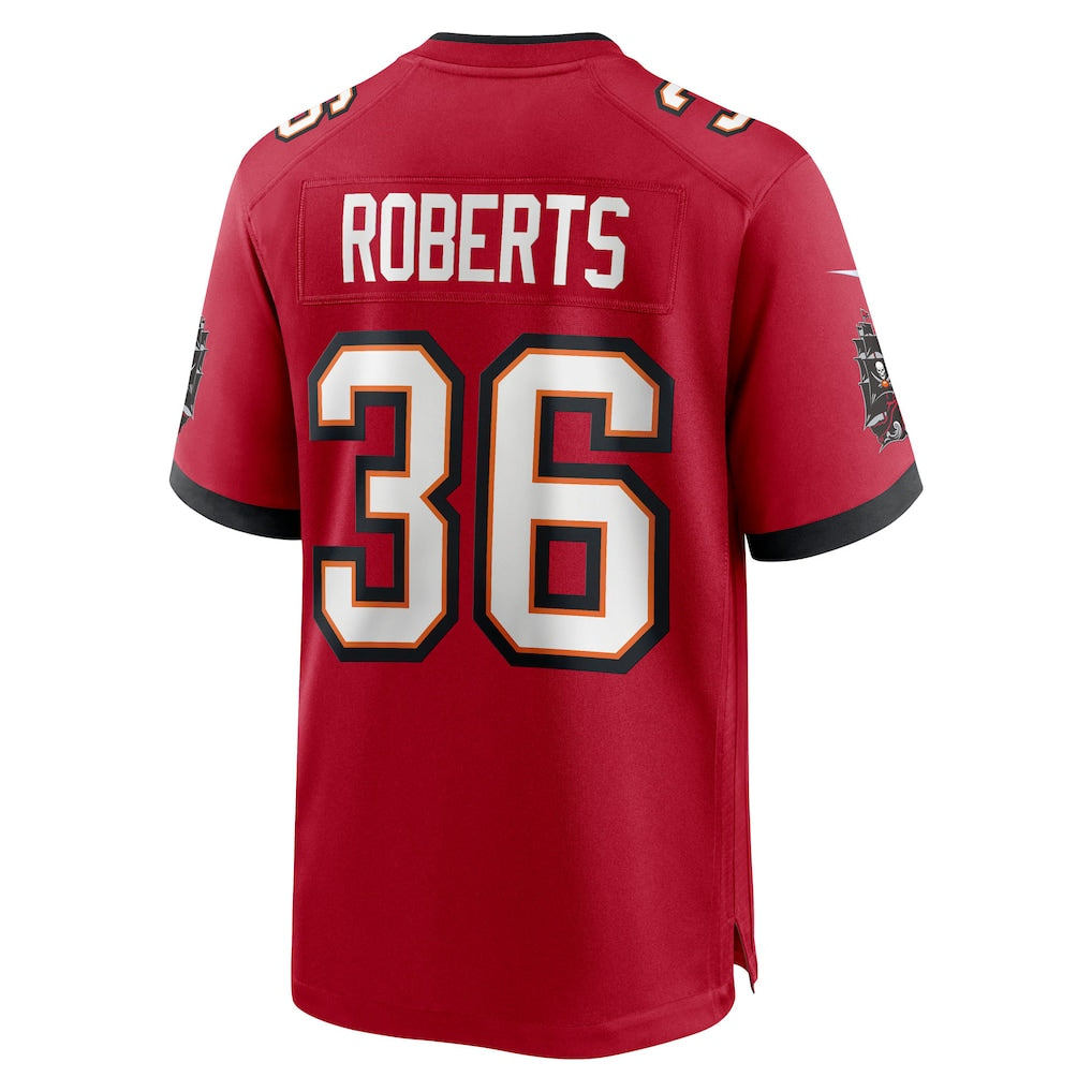 CAdoa TB.Buccaneers #36 JJ Roberts Red Team Game Jersey
