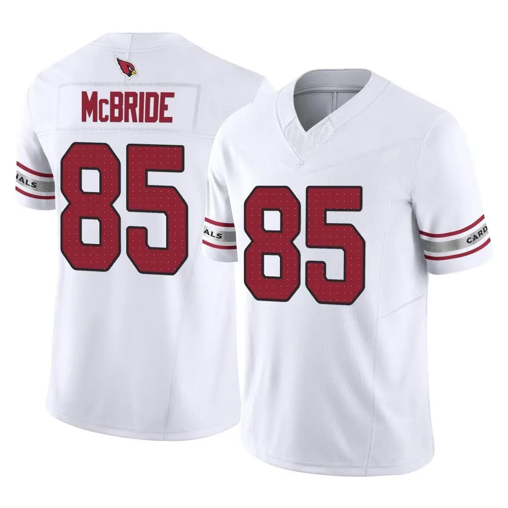 A.Cardinals #85 Trey McBride Player White Vapor F.U.S.E. Limited Home Game beagls Stitched Jerseys