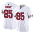 A.Cardinals #85 Trey McBride Player White Vapor F.U.S.E. Limited Home Game beagls Stitched Jerseys