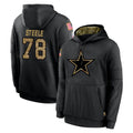 D.Cowboys #78 Terence Steele Player Black Salute to Service Pullover Hoodies Limited CAdoa Stitched Jerseys