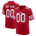 Custom SF.49ers Red Game Home Any Name & Numbers CAdoa Stitched Jerseys
