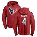 H.Texans #4 Woody Marks Player Red Pro Line Pullover Hoodie Limited Game CAdoa Stitched Jerseys
